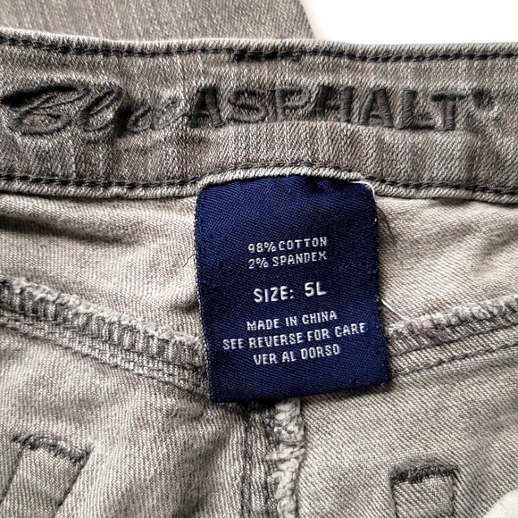 Grey BlueAsphalt Jeans Size 5L - Picture 5 of 6